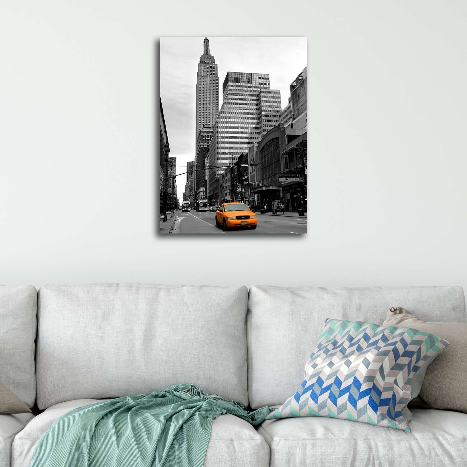 Картина на холсте LOFTime Нью Йорк желтое такси 30*40 - фото 2