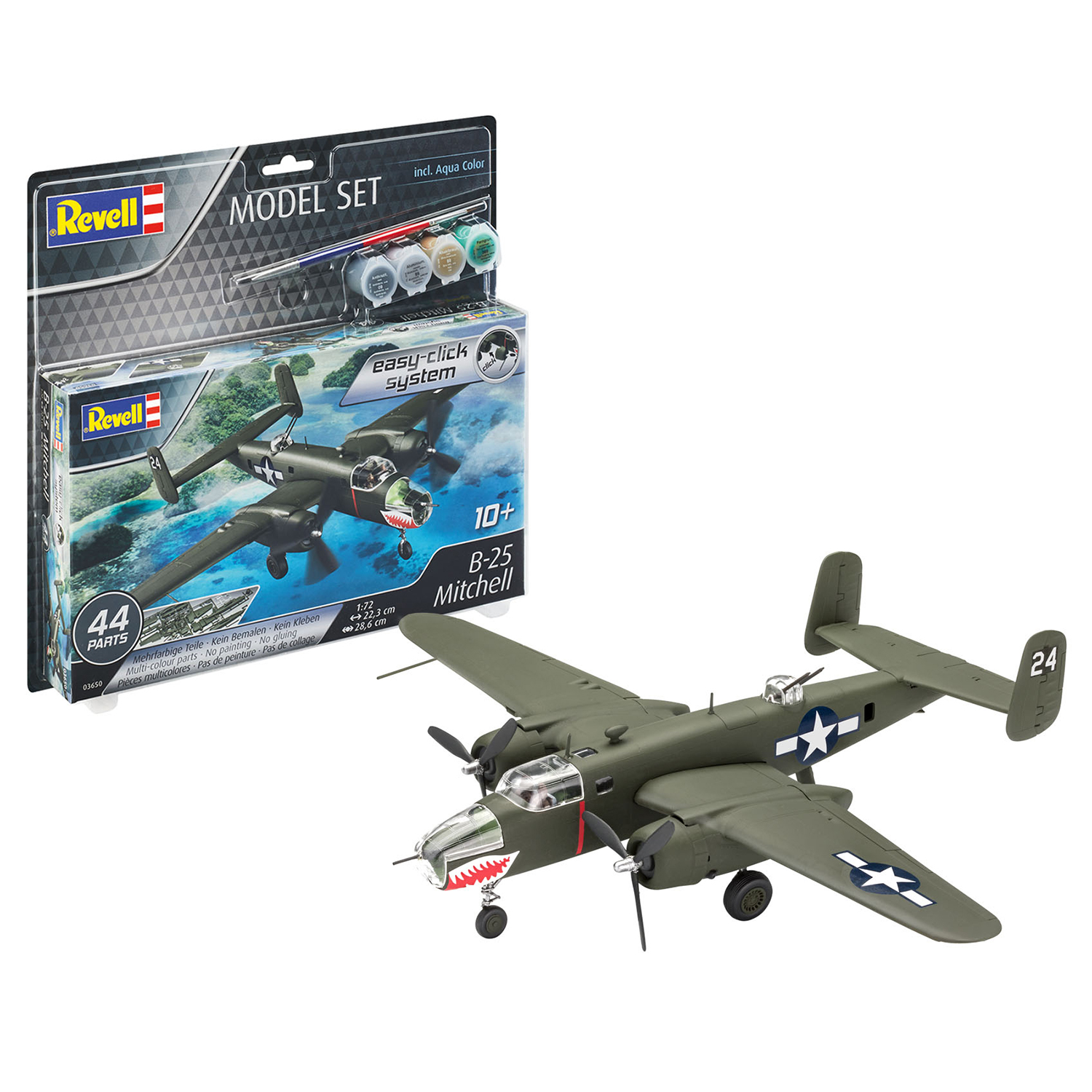 Модель для сборки Revell Американский бомбардировщик B-25 Mitchell 63650 - фото 1