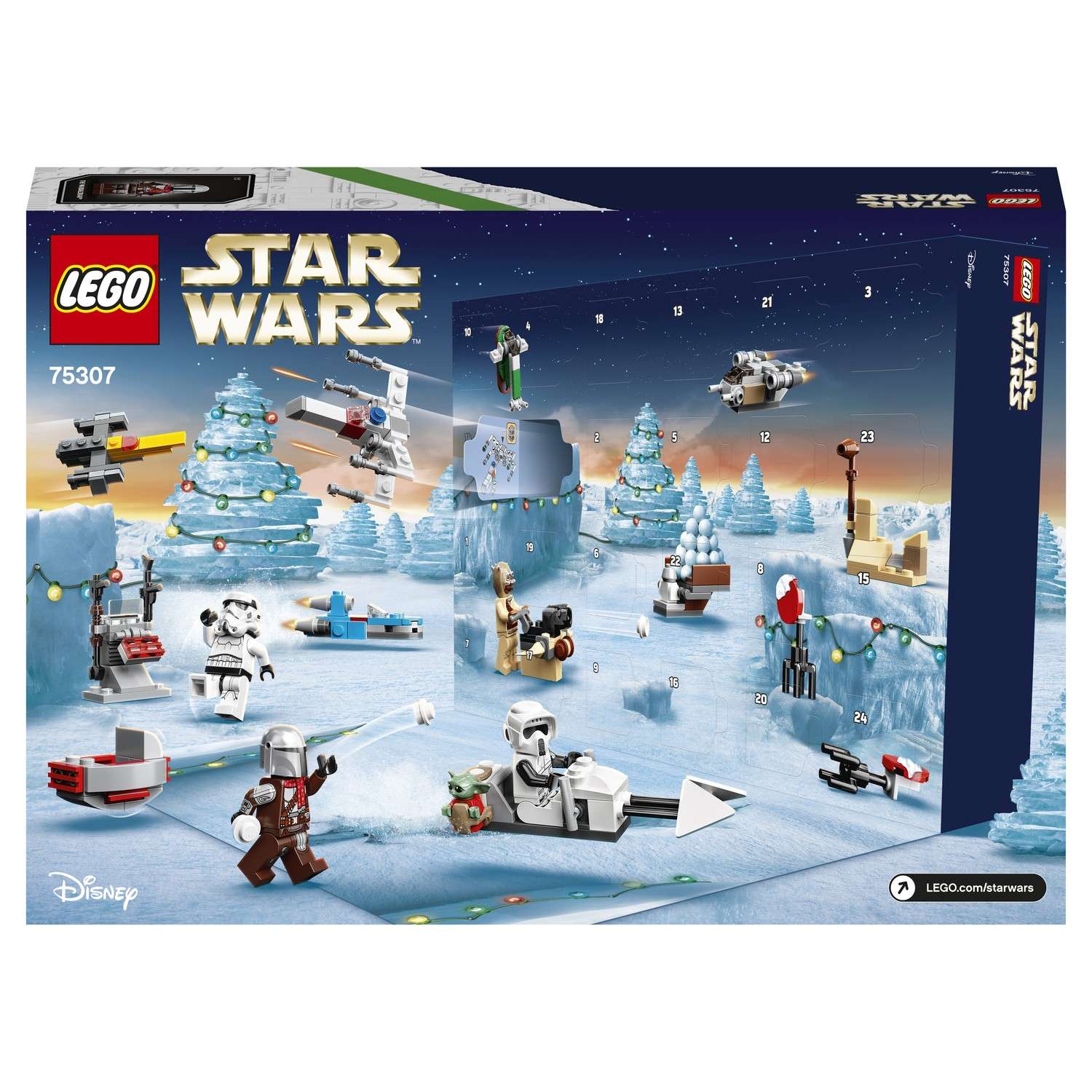 Конструктор LEGO Star Wars Новогодний календарь 75307 - фото 3