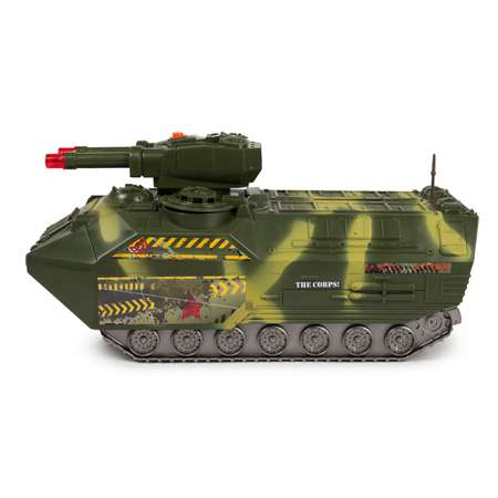Бункер-танк Global Bros камуфляжный (транспортное средство, 2 фигурки, аксессуары)
