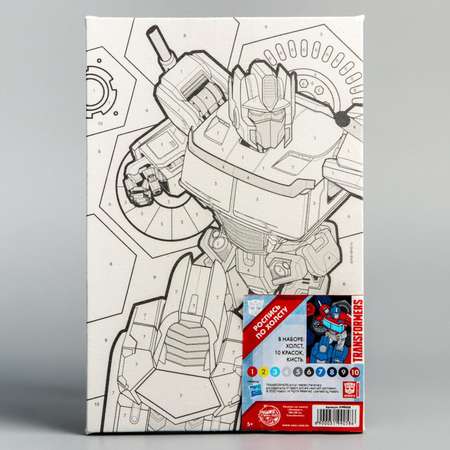 Картина по номерам Hasbro Оптимус Transformers