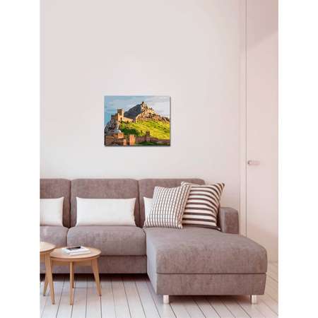 Картина по номерам Цветной Генуэзская крепость 40x50 см Цветной