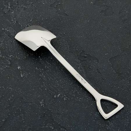 Ложка десертная MAGISTRO Лопата серебро форма прямоугольная