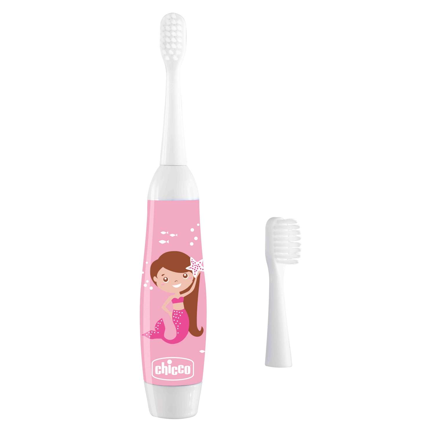 Зубная щетка электрическая Chicco детская розовая 3г+ 00008546000000 - фото 1