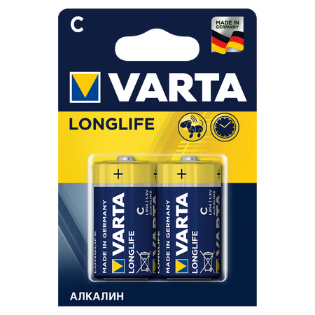 Батарейки Varta C 4114113412