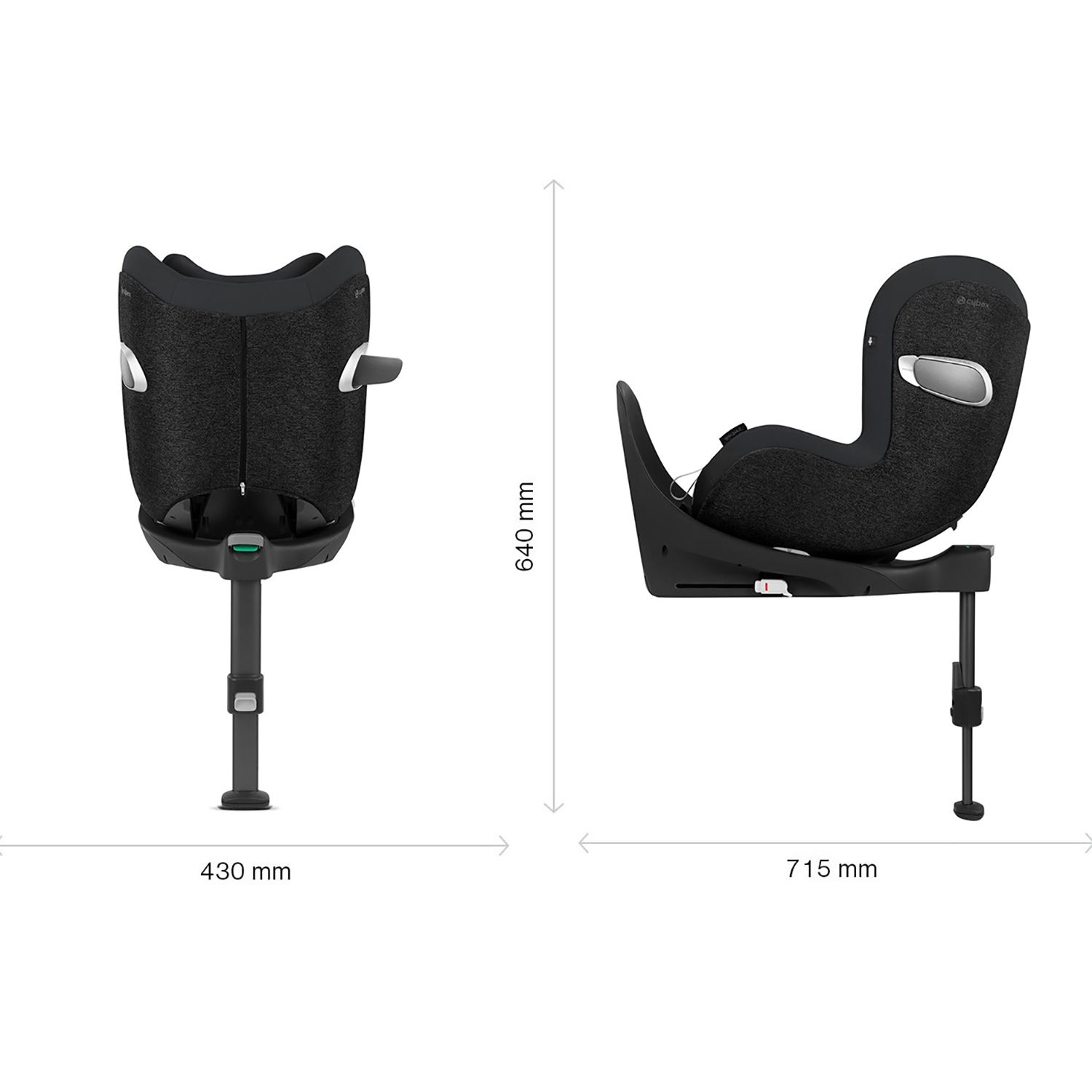 Автокресло Cybex Sirona Z i-Size Deep Black - фото 8