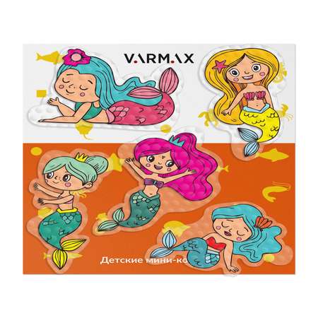 Набор мини-ковриков Varmax № 27 с присосками в ванную детский