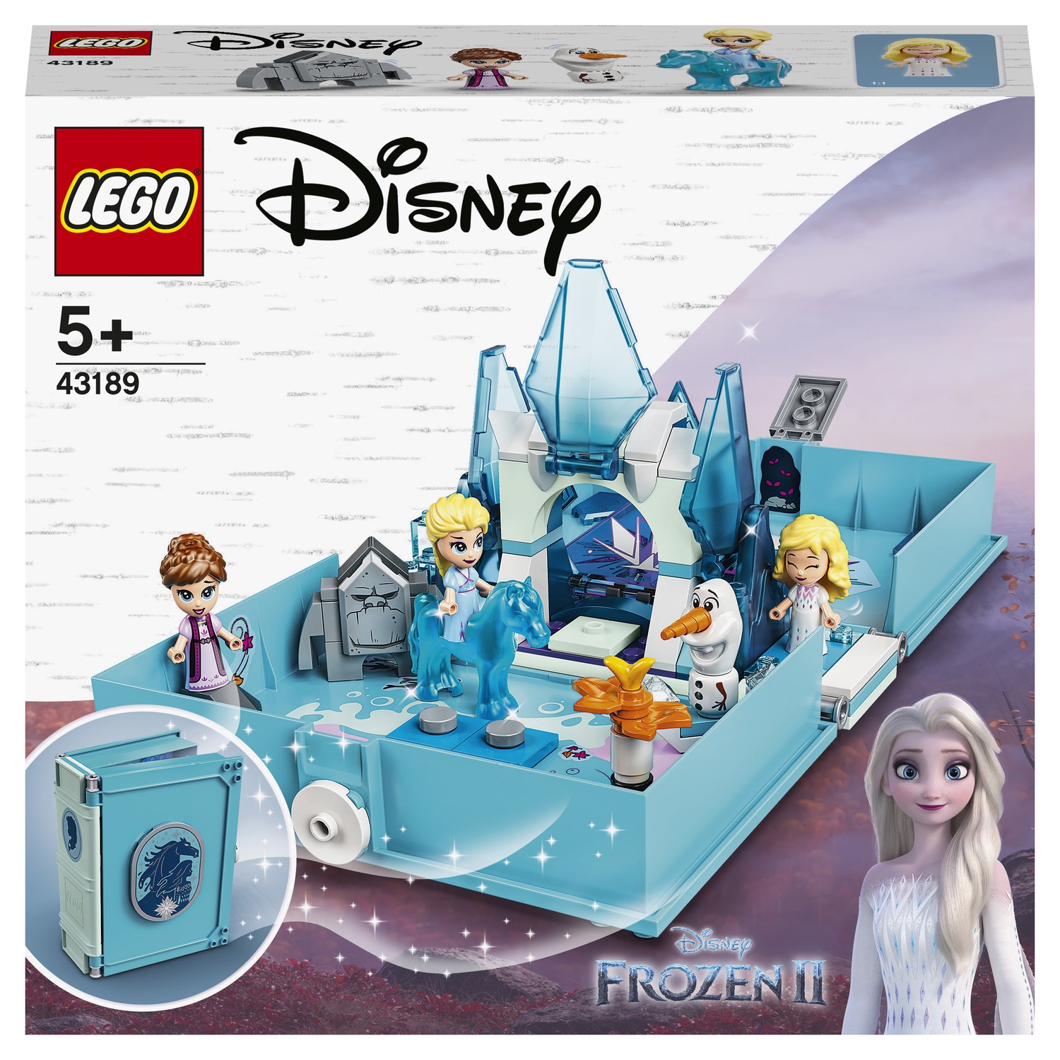 Конструктор LEGO Disney Princess Книга сказочных приключений Эльзы и Нока  43189 купить по цене 1799 ₽ в интернет-магазине Детский мир