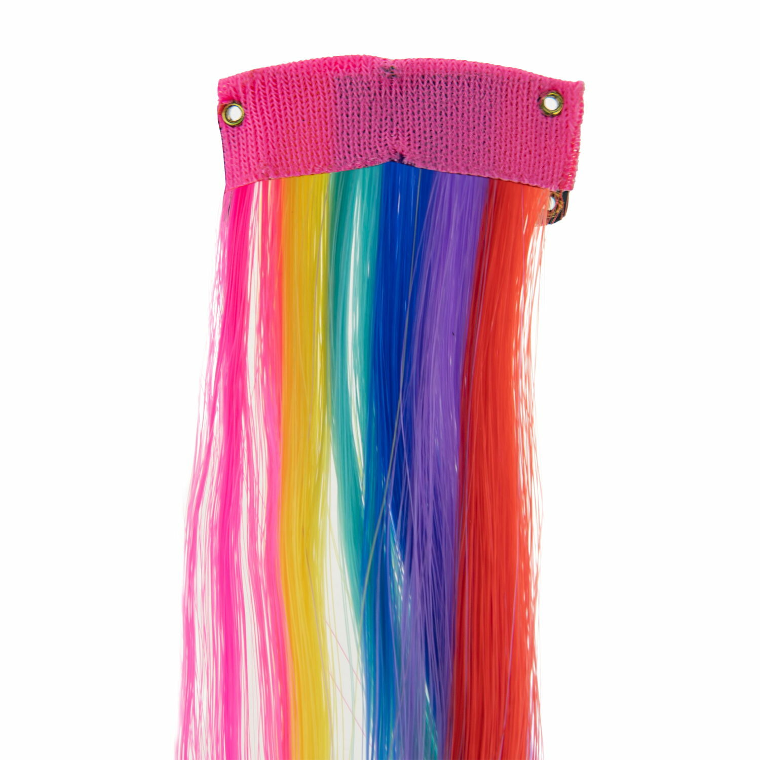 Цветные пряди для волос Lukky Fashion на заколках искусственные детские 50 см аксессуары для девочек - фото 6