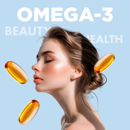 Омега 3 Guten Morgen рыбий жир в капсулах для взрослых, omega 3