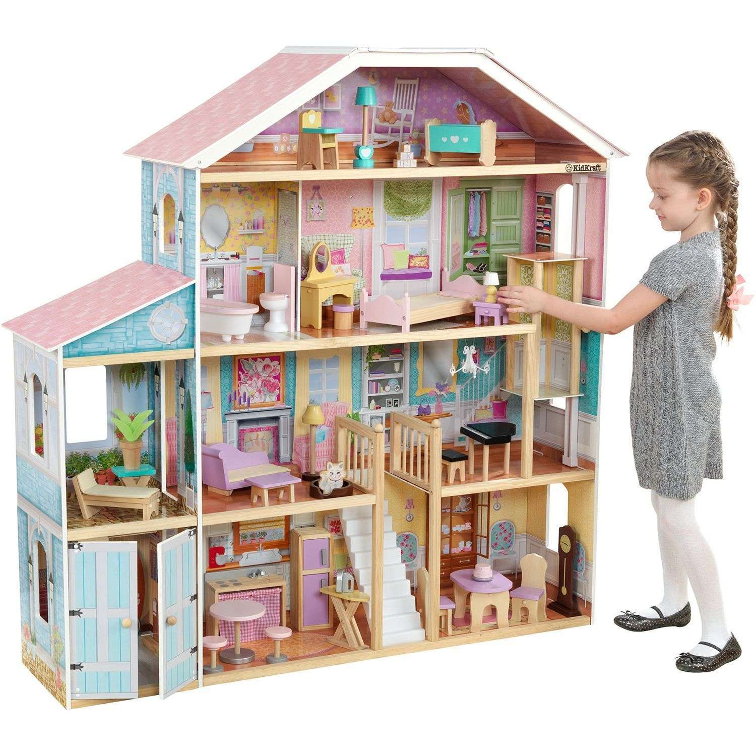 Кукольный домик  KidKraft Роскошь с мебелью 34 предмета 65954_KE 65954_KE - фото 1