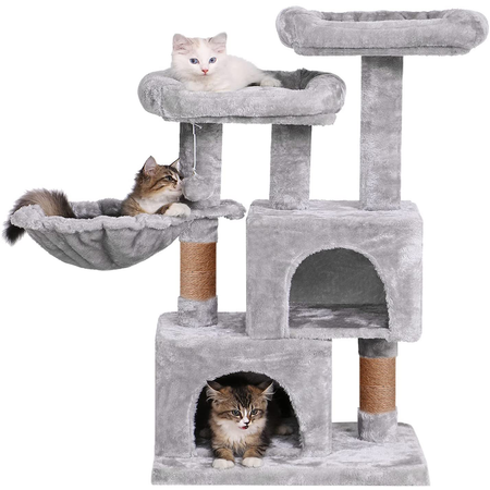 Игровой комплекс для кошек дом Pet БМФ Серый