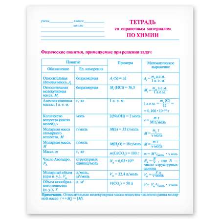 Тетрадь тематическая Полиграф Принт Химия А5 Клетка 48л 9885