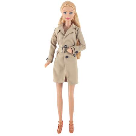 Кукла Defa Lucy Красавица в пальто 28 см коричневый