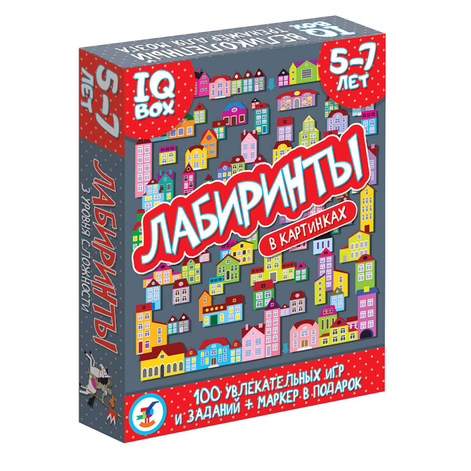 Лабиринты 5-7 лет, настольная игра, 3567, IQ Box (Дрофа-Медиа)