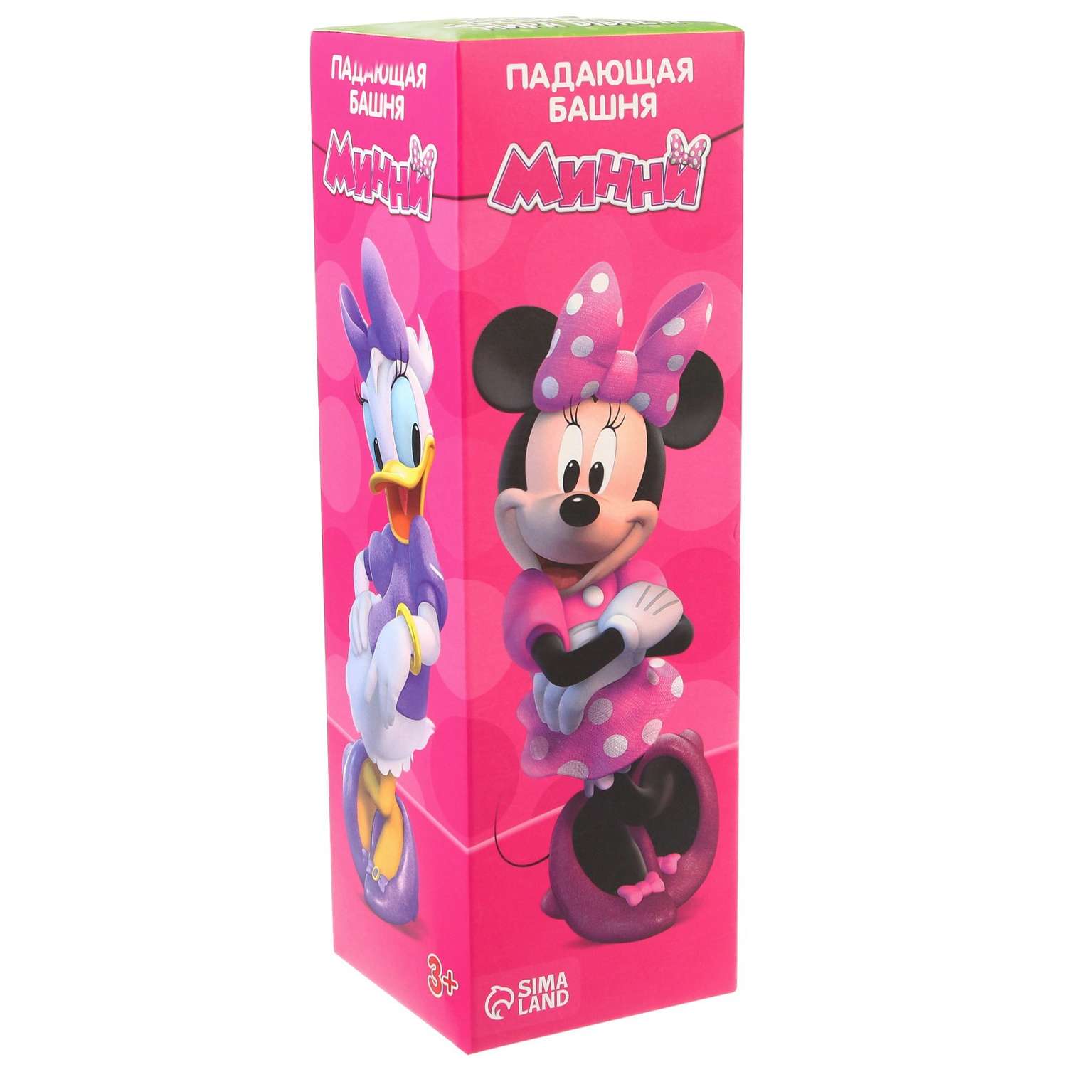 Игра Disney Падающая башня «Для лучших подруг» Минни Маус 54 бруска - фото 2