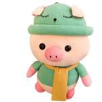 Мягкая игрушка Super01 Свинка в шляпе 25 см