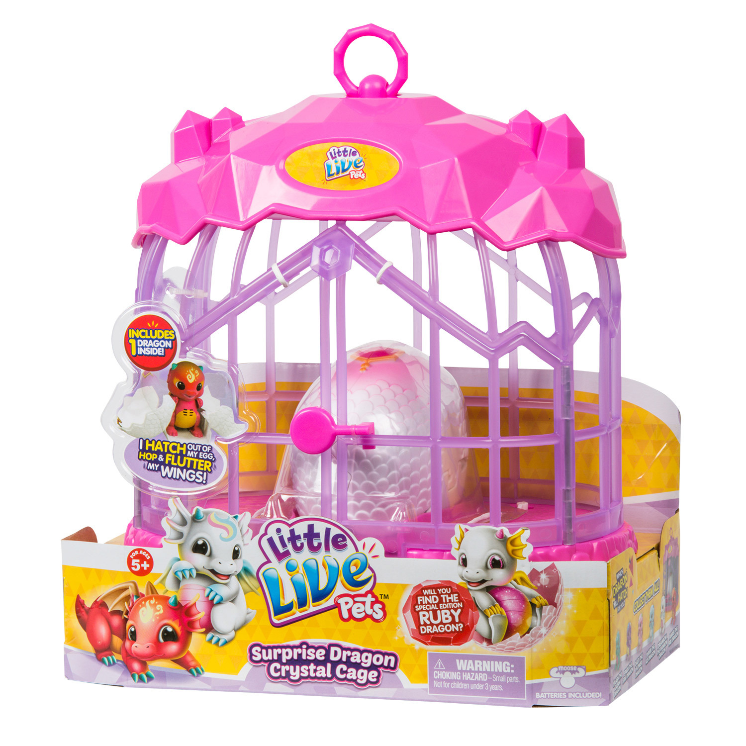 Дракончик Little Live Pets в клетке в непрозрачной упаковке (Сюрприз) 28648 - фото 5