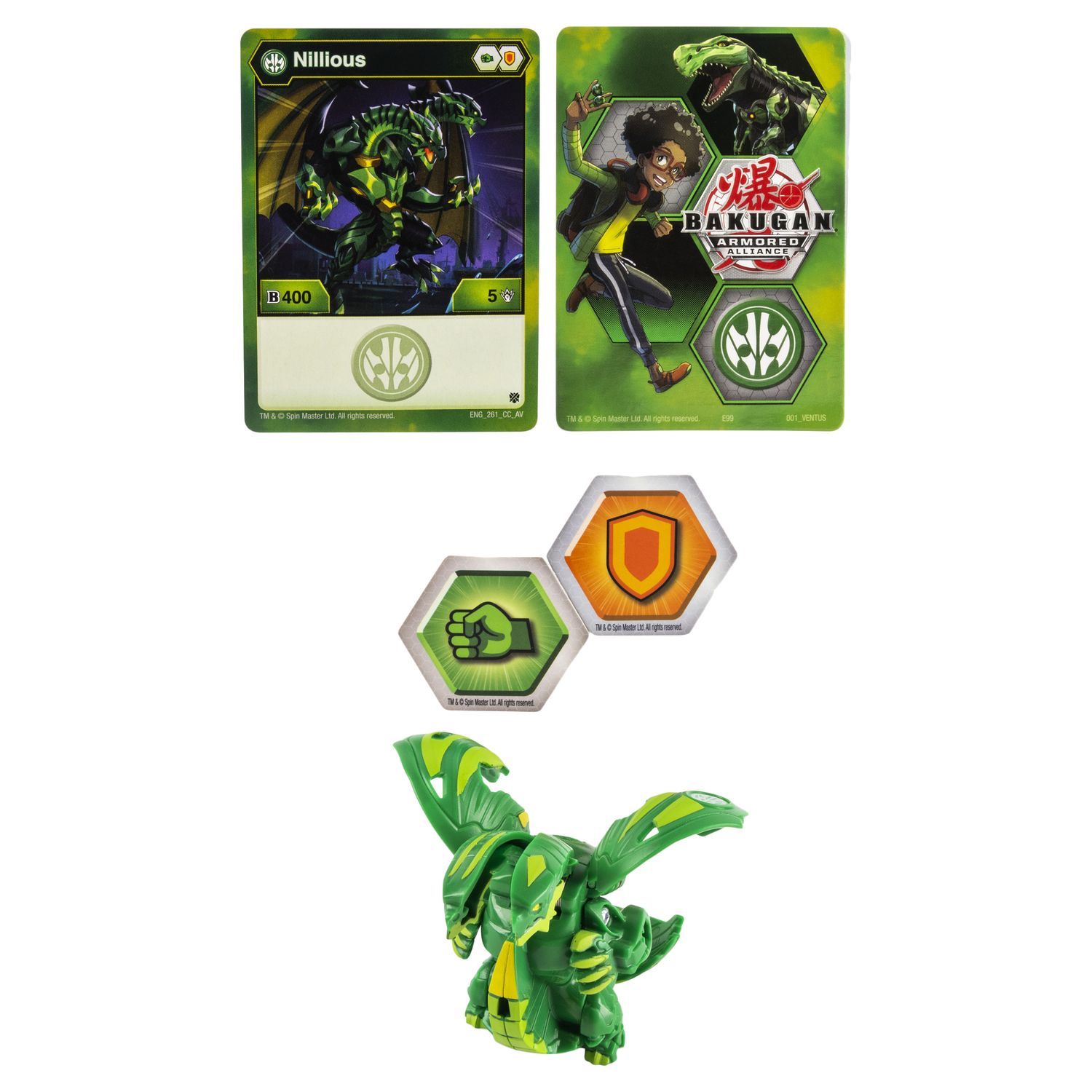 Фигурка-трансформер Bakugan S2 NilliousV2 Green 6055868/20124098 - фото 1