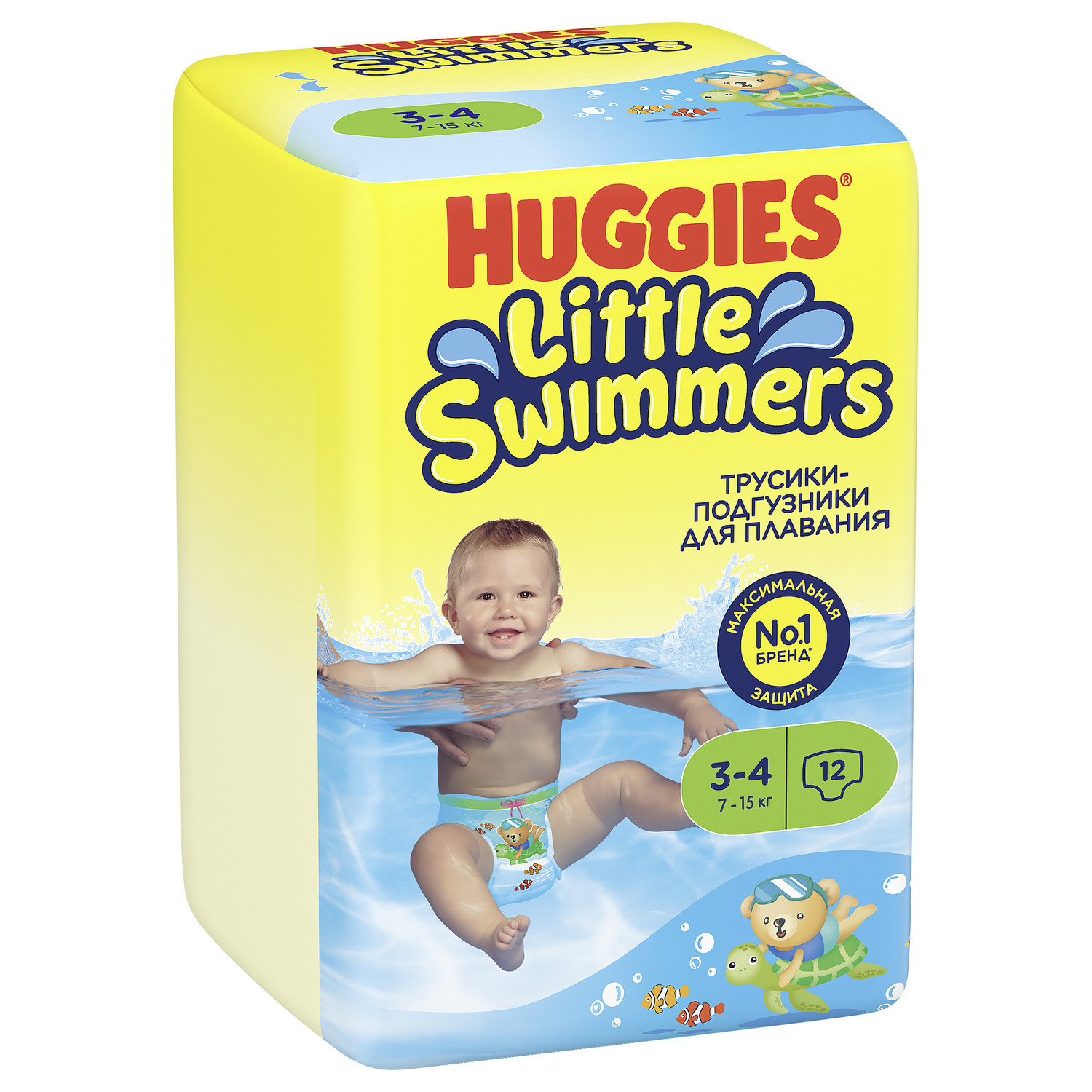 Подгузники-трусики для плавания Huggies Little Swimmers 3-4 7-15кг 12шт - фото 3