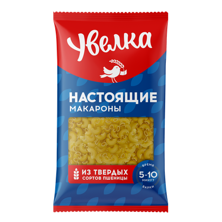 Макароны Увелка Сапожок 450 г из твердых сортов пшеницы