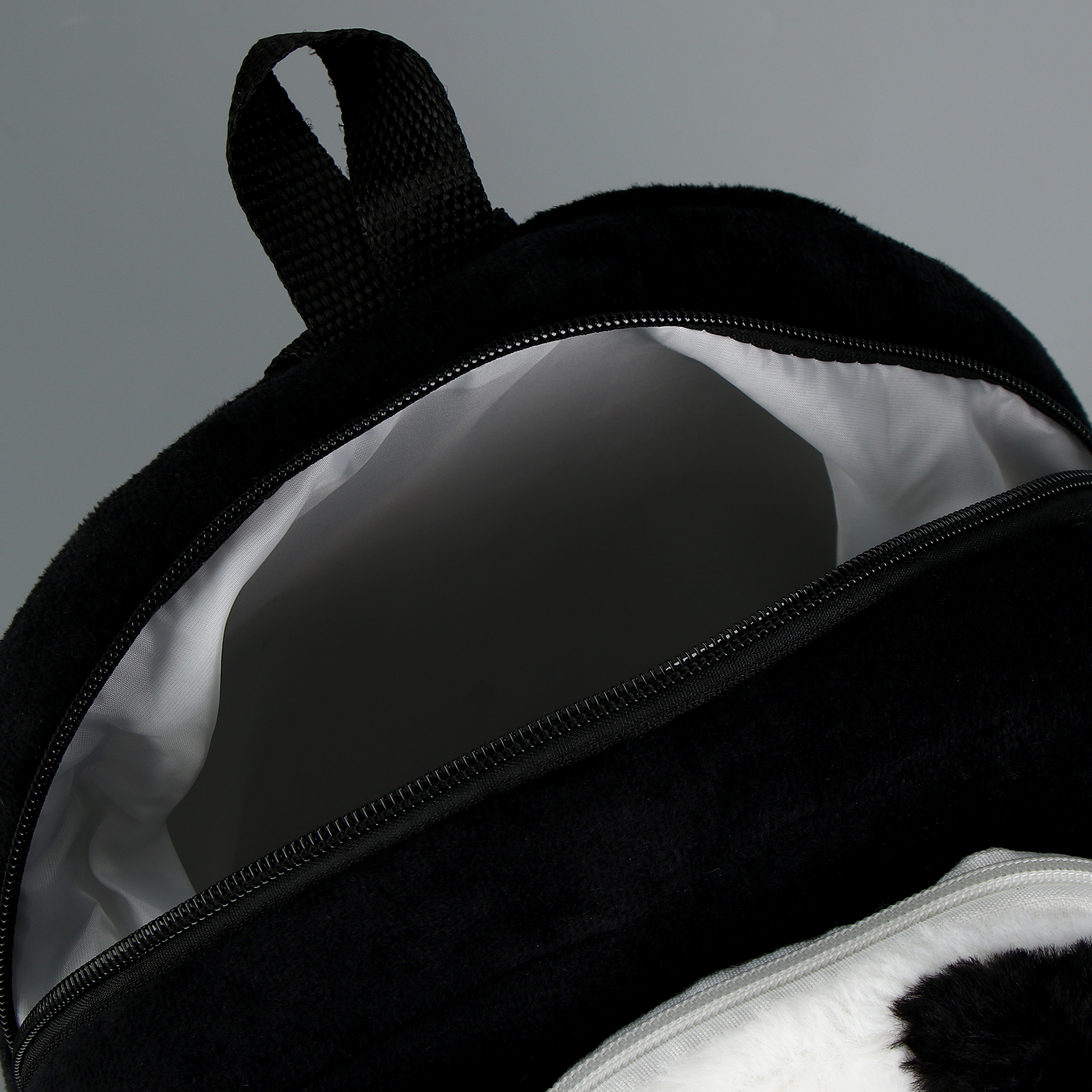Рюкзак детский плюшевый Milo Toys «Панда« цвет черный - фото 6
