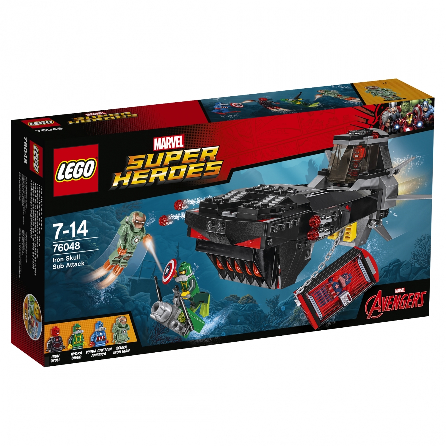 Конструктор LEGO Super Heroes Похищение Капитана Америка (76048) купить по  цене 2999 ₽ в интернет-магазине Детский мир