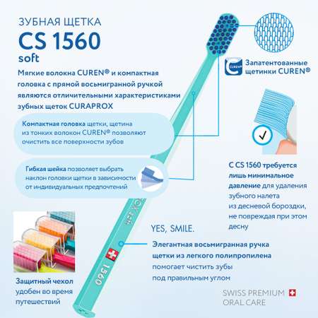 Зубная щетка Curaprox soft фиолетовая