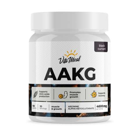 Аминокислота VitaMeal Аргинин AAKG порошок со вкусом черная смородина 150г
