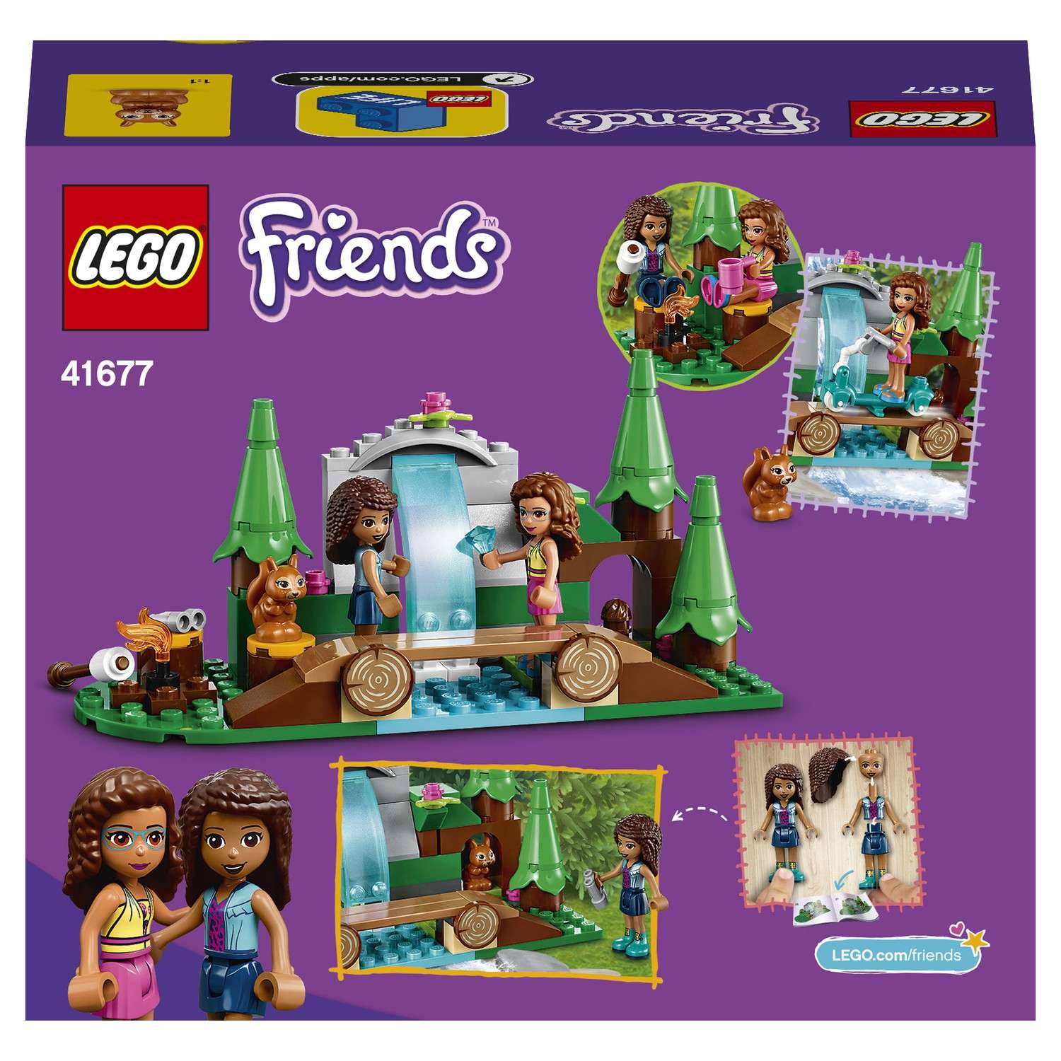 Конструктор LEGO Friends Лесной водопад 41677 - фото 3