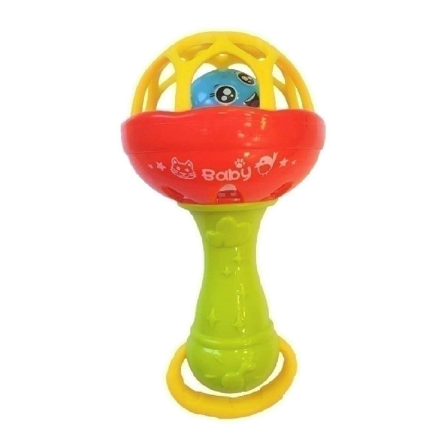 Погремушка Uviton Волшебный шарик Арт.0063 красная - фото 1