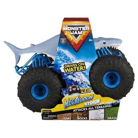 Машинка Monster Jam РУ Вездеход Мегалодон 6056227