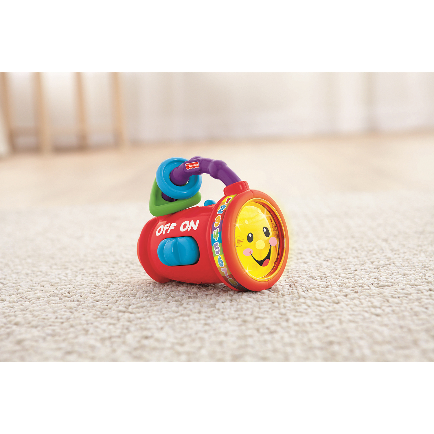 Обучающий фонарик Fisher Price Смейся и учись (рус.) - фото 8