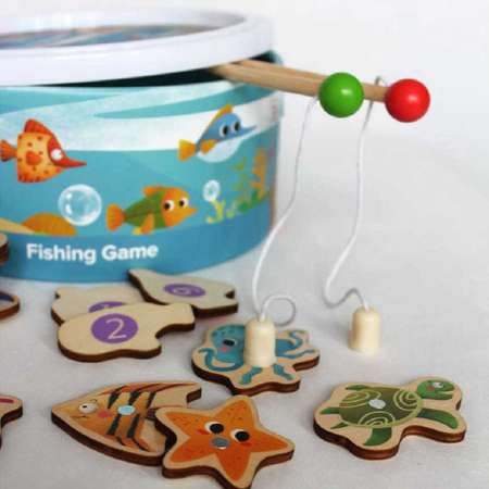 Игровой набор Tooky Toy Магнитная игра Рыбалка TL095