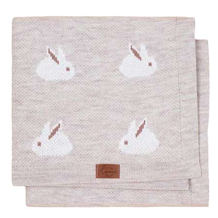 Плед Loomknits rabbits 100х100см