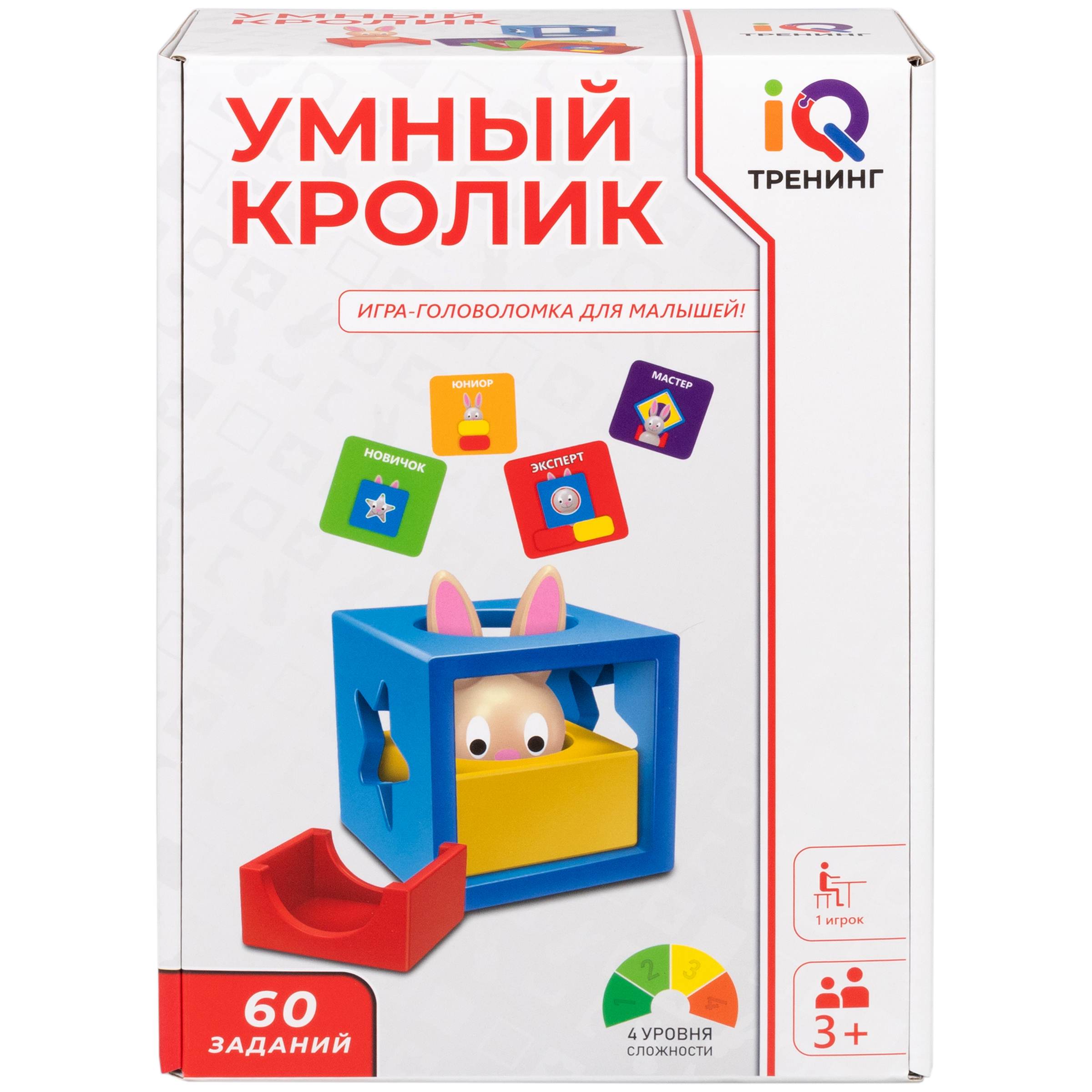 Настольная логическая игра 1TOY IQ Тренинг «Умный кролик» головоломка пазл - фото 18