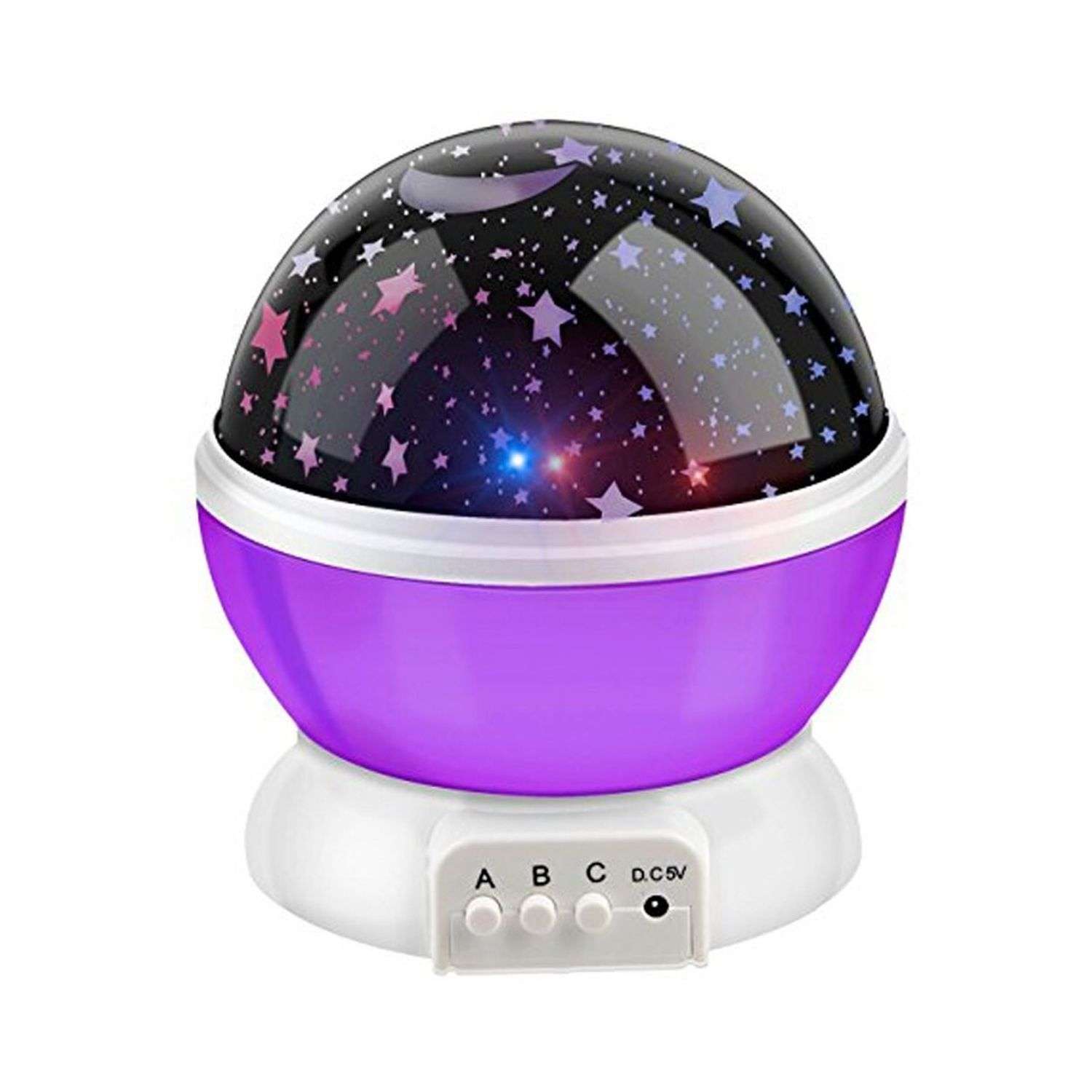 Ночник-проектор Uniglodis Sky Star Master фиолетовый - фото 2