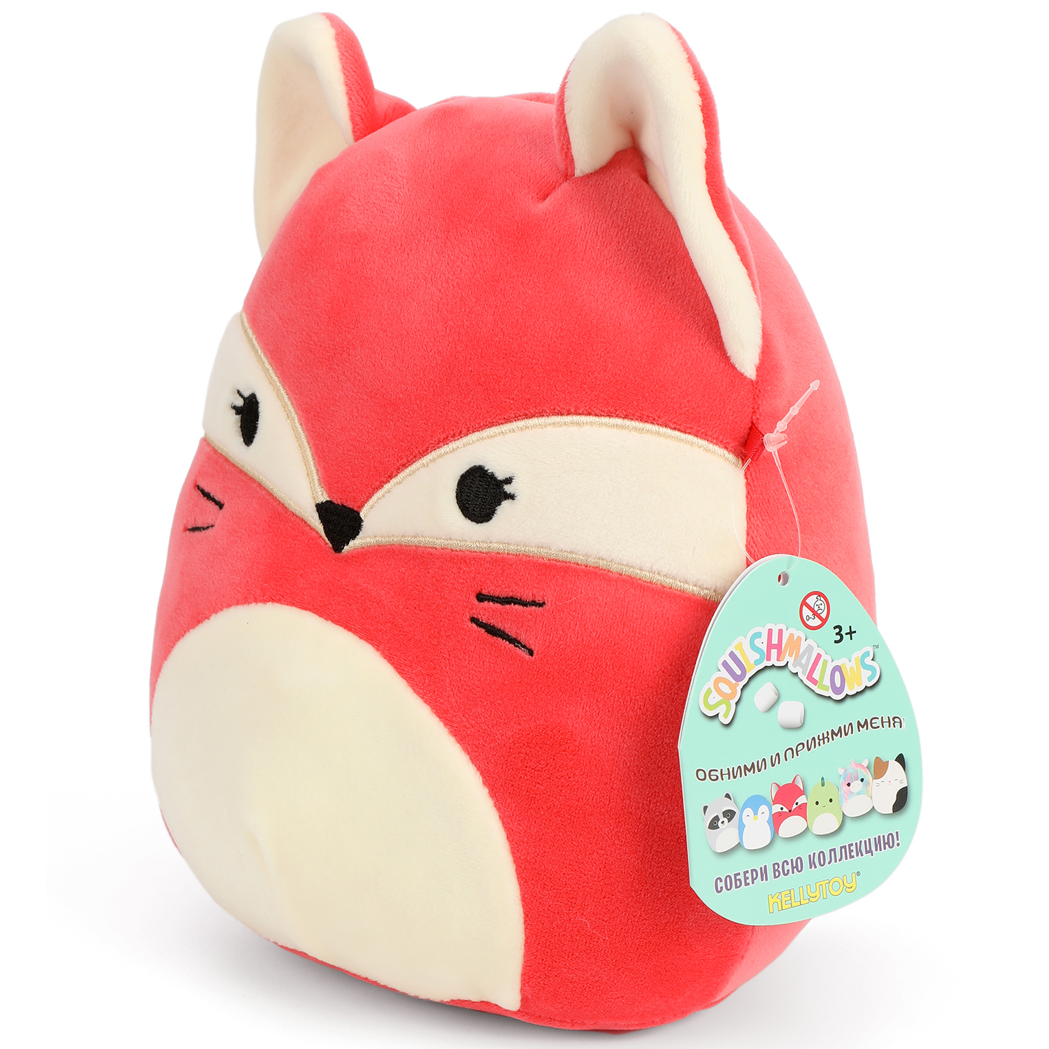 Игрушка мягкая Squishmallows сквиш антистресс Лиса Фифи - фото 2