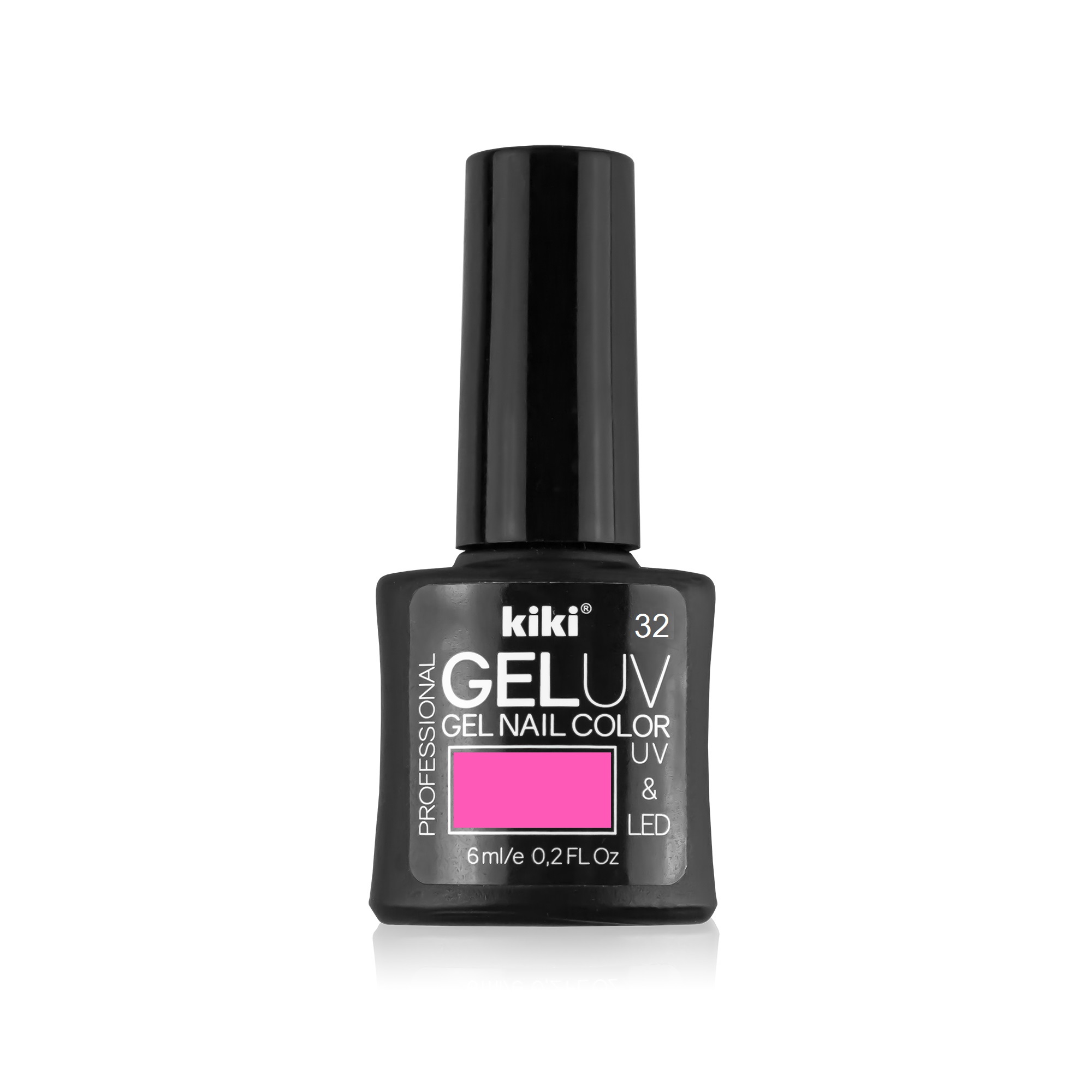 Гель-лак для ногтей Kiki GEL UV LED 32 ультра-розовый - фото 1