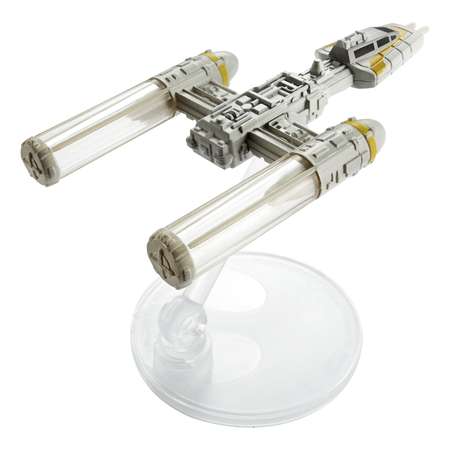 Звездолет Hot Wheels Wars Y-wing Золотой лидер DXX54