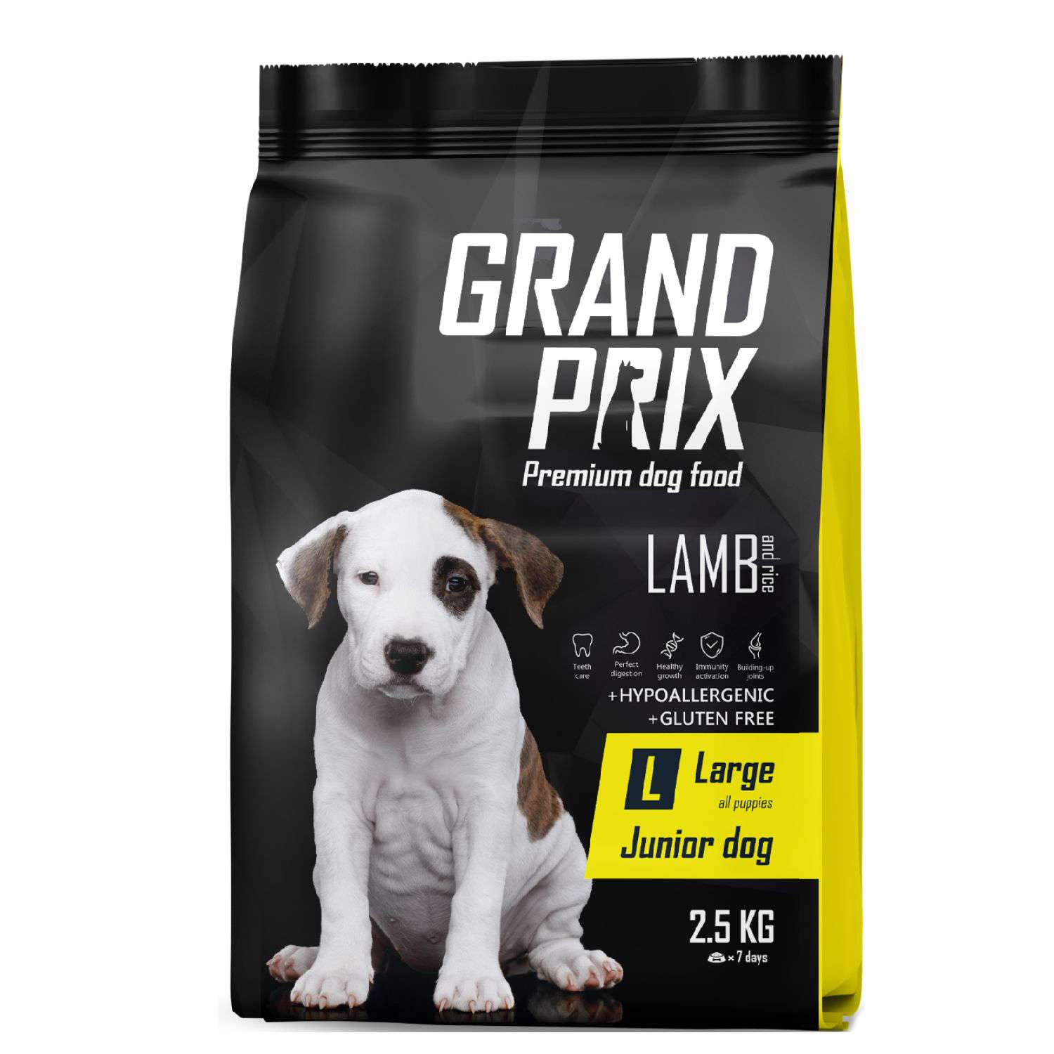 Корм для щенков Grand Prix Large Junior ягненок 2.5кг - фото 1