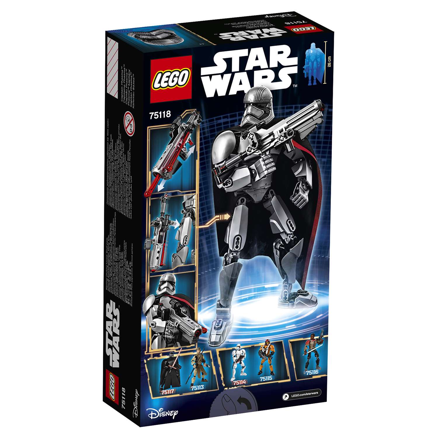 Конструктор LEGO Star Wars Капитан Фазма блочный - фото 3