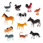 Фигурки животных Ферма Наша Игрушка набор игоровой для развития и познания 12 зверят