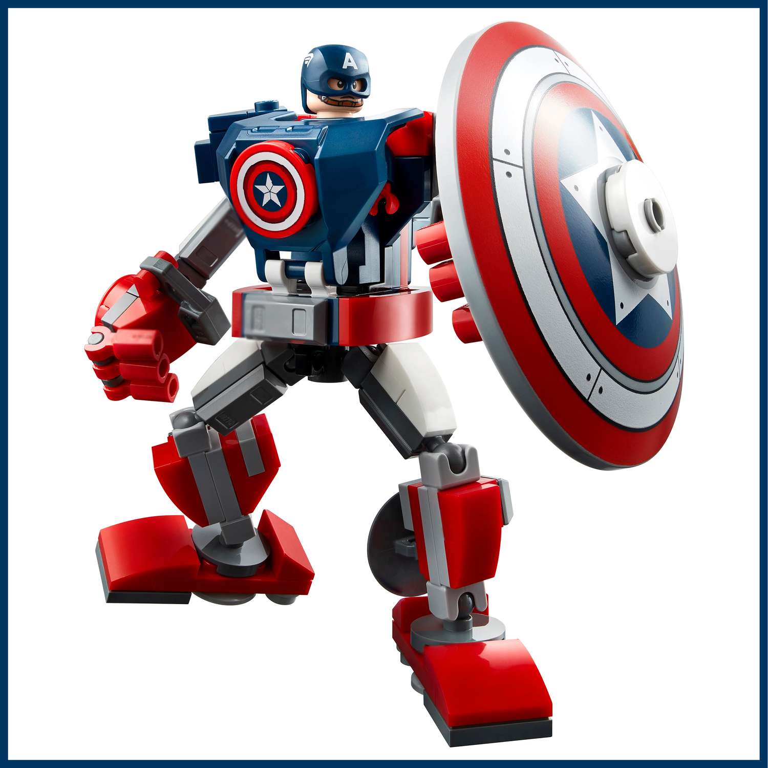Игрушка LX Конструктор Marvel Капитан Америка 127 деталей совместим с лего - фото 5