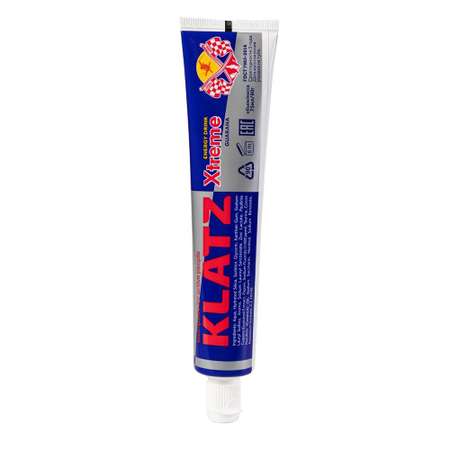 Зубная паста KLATZ X-treme Energy drink Гуарана 75мл
