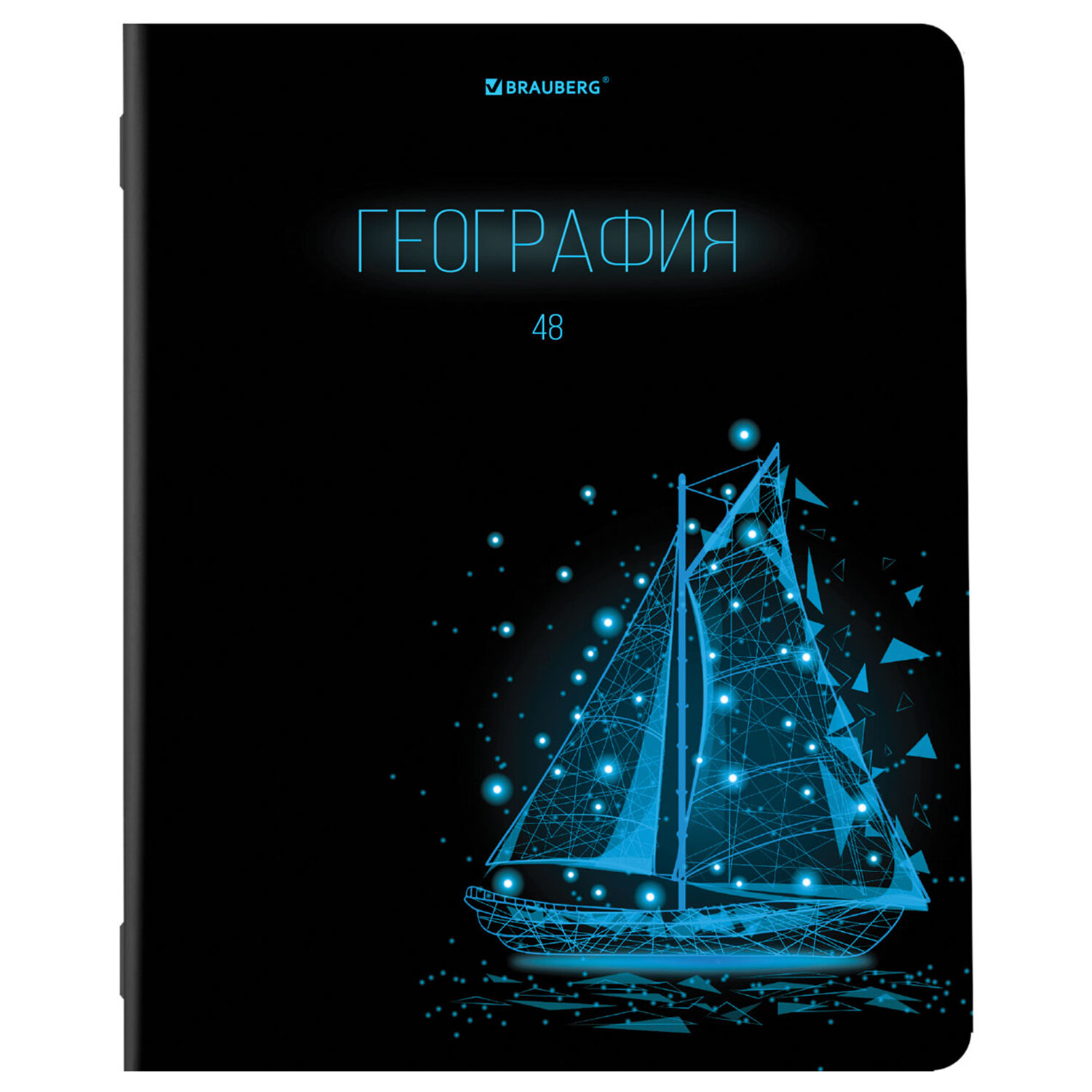 Тетради предметные Brauberg Dark со справочным материалом в клетку/линейку 12 шт 48 л - фото 21