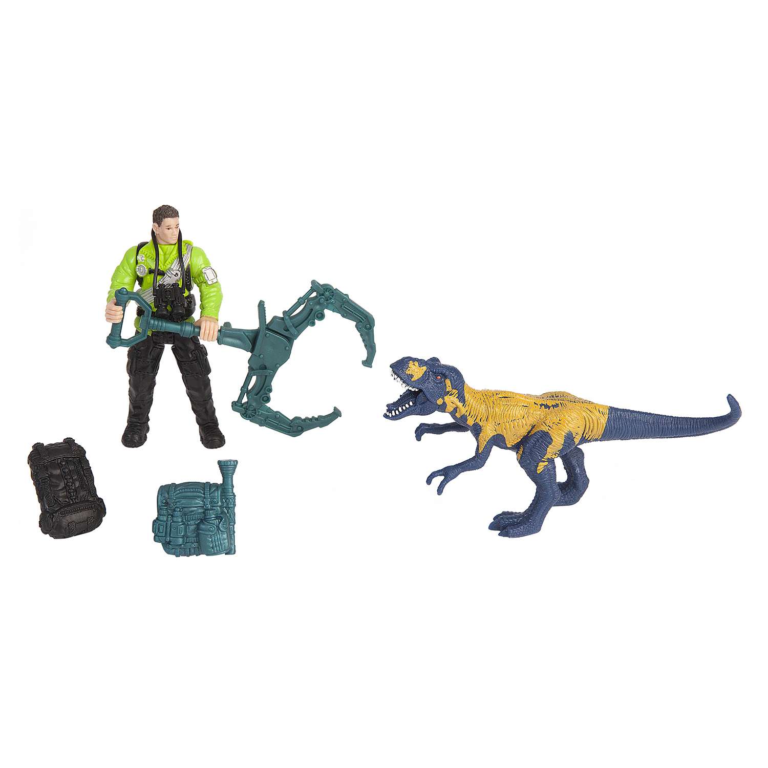 Набор Chapmei Динозавр Мегалозавр и ловец динозавров - фото 1