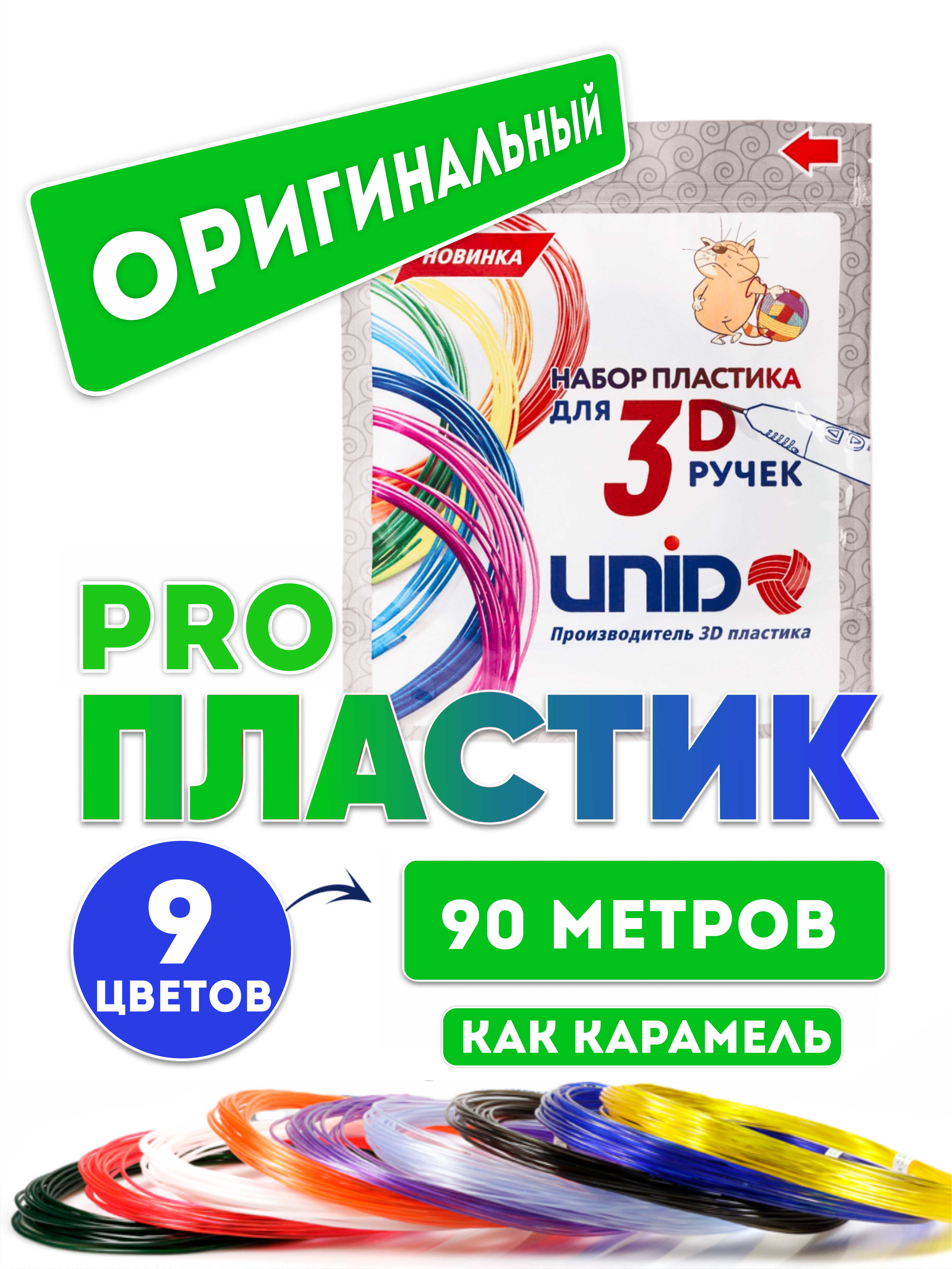 Пластик для 3д ручки UNID PRO9 - фото 2