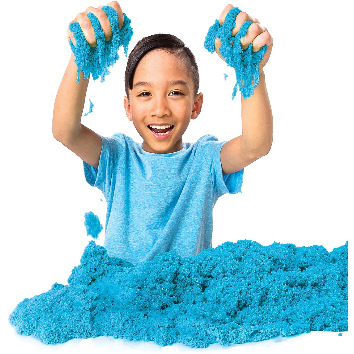 Песок кинетический Kinetic Sand 907г Синий 6047183 - фото 4