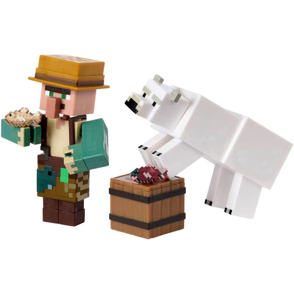 Игровой набор Minecraft Рыбак и Белый медведь - фото 6
